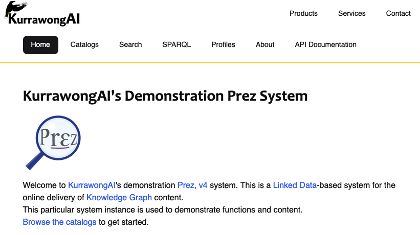 Prez Demo Screenshot
